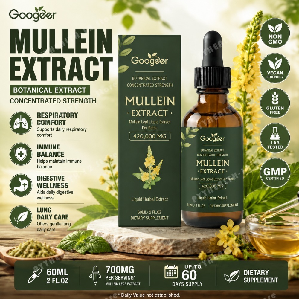 Herbal And Wellness Products - Googeer Mullein Leaf Extract 420000mg 60ml