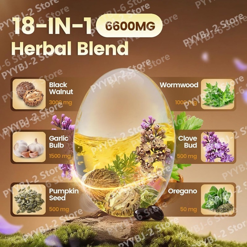 Wormwood Black Walnut Cloves S - огляд і ціна Herbal Wellness Blend