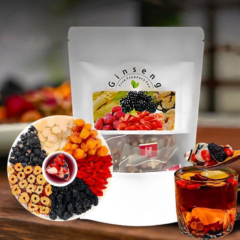 Ginseng Five Treasure Tea Natu - огляд і ціна Herbal Wellness For You