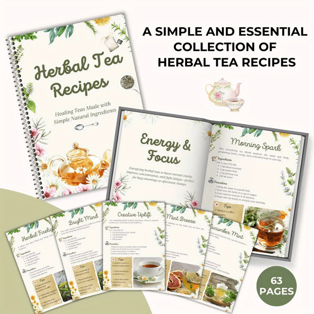 Herbal Tea Recipes Book – Natu - огляд і ціна Herbal Wellness Blend