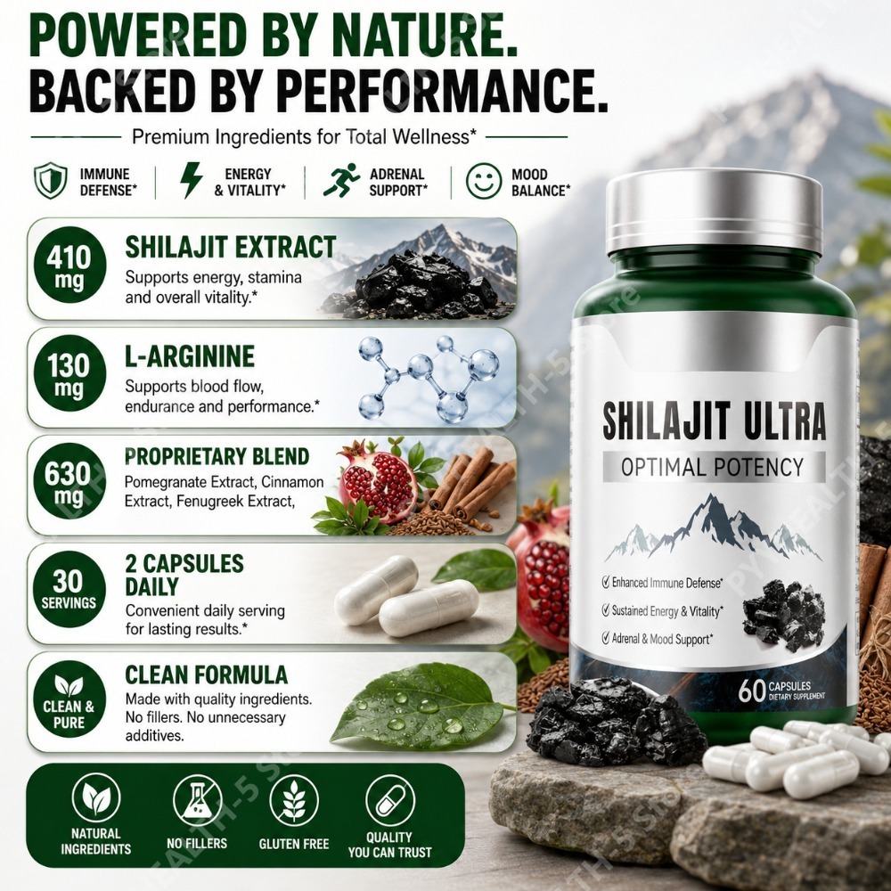 Shilajit Herbal Blend Suppleme - огляд і ціна Herbal Wellness Blend