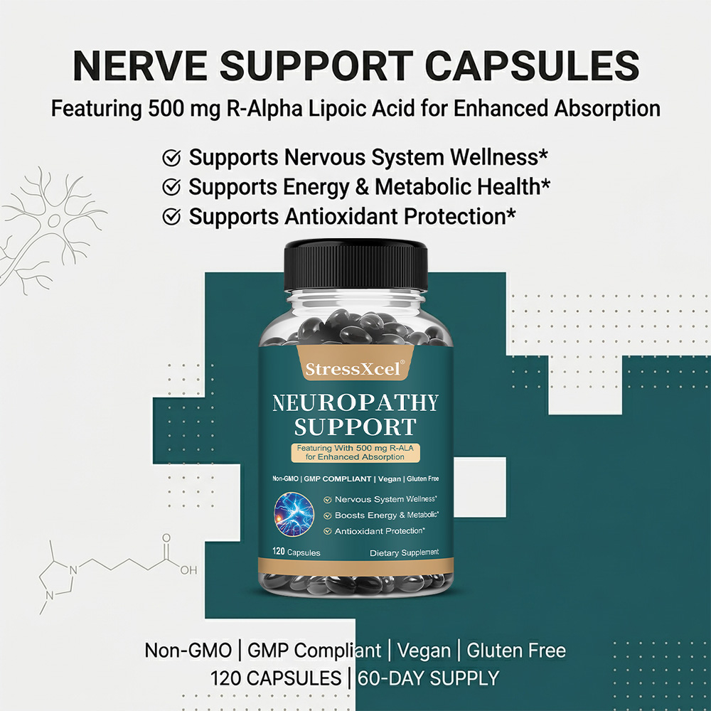 Neuropathy Capsules, Herbal Bl - огляд і ціна Herbal Wellness Blend