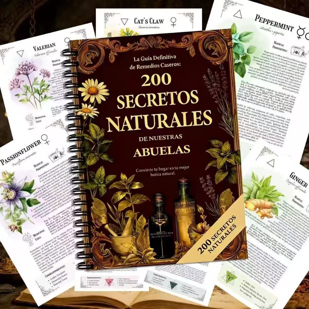 200 Natural Secrets A5 Spanish - огляд і ціна Herbal Wellness For You