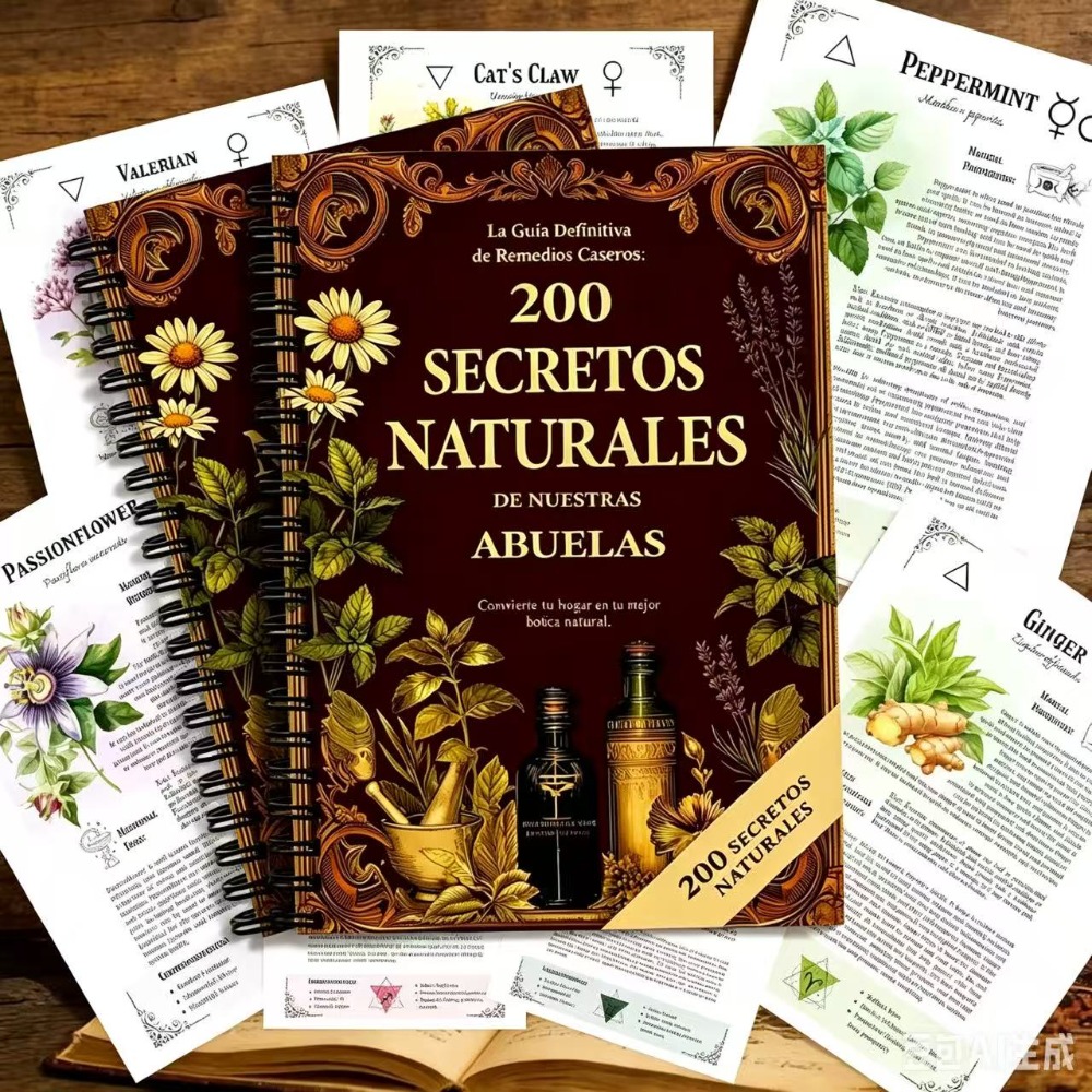 200 Natural Secrets A5 Spanish - огляд і ціна Herbal Wellness For You