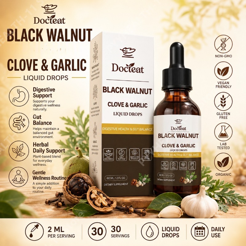 Black Walnut  & Clove Liquid D - огляд і ціна Herbal Wellness Blend