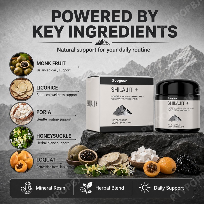 Shilajit+ Natural Mineral Resi - огляд і ціна Herbal Wellness Blend