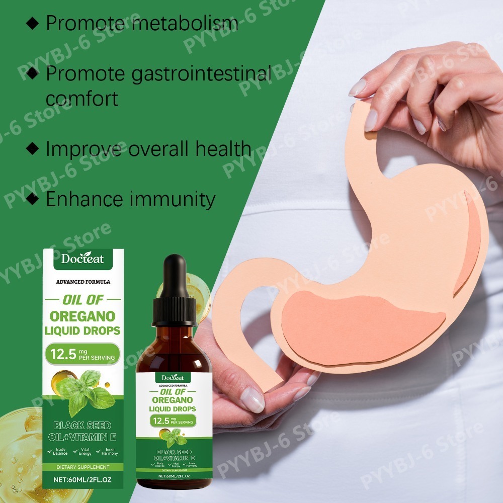 Oregano Oil Liquid Drops 60ml  - огляд і ціна Herbal Wellness For You